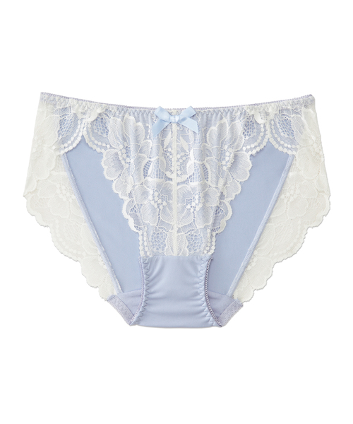 aimerfeel（エメフィール）の「カシュクールレース プレーンショーツ（ショーツ・レディース・ブラック/ダークネイビー/オフホワイト/パープル/チャコールグレー/ピンク/ナチュラル/サーモンピンク/ボルドー/サックスブルー/桜/グレイッシュブルー/アクア/バーガンディー/エメラルドブルー/コーラル/オレンジ/セージグリーン/バイオレット/ライトピンク/プラム/イエロー/ライトグリーン/ダークパープル/ブルー/ホワイト/ブラウン/マジェンタ/ベビーピンク/シルバーグレー/ライラック/クリアグリーン/スモークピンク/ターコイズブルー/レモンイエロー/ワイン/ダークグリーン系/ライトパープル/ピンクベージュ/サファリグリーン/ラベンダー/カーキ/ロイヤルブルー/シルバー/ブラックミックス/ピンク系その他/ブルー系その他/パープル系その他/シャーベット/サックスブルー系/パープル系その他2/杢グレー/ピンク系1・LARGE/MEDIUM/X-LARGE）」の17枚目の写真