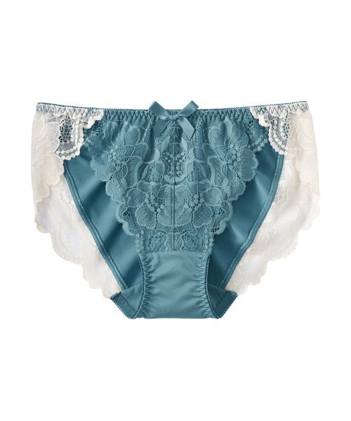 aimerfeel（エメフィール）の「カシュクールレース プレーンショーツ（ショーツ・レディース・ブラック/ダークネイビー/オフホワイト/パープル/チャコールグレー/ピンク/ナチュラル/サーモンピンク/ボルドー/サックスブルー/桜/グレイッシュブルー/アクア/バーガンディー/エメラルドブルー/コーラル/オレンジ/セージグリーン/バイオレット/ライトピンク/プラム/イエロー/ライトグリーン/ダークパープル/ブルー/ホワイト/ブラウン/マジェンタ/ベビーピンク/シルバーグレー/ライラック/クリアグリーン/スモークピンク/ターコイズブルー/レモンイエロー/ワイン/ダークグリーン系/ライトパープル/ピンクベージュ/サファリグリーン/ラベンダー/カーキ/ロイヤルブルー/シルバー/ブラックミックス/ピンク系その他/ブルー系その他/パープル系その他/シャーベット/サックスブルー系/パープル系その他2/杢グレー/ピンク系1・LARGE/MEDIUM/X-LARGE）」の20枚目の写真