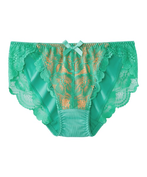 aimerfeel(エメフィール)の「カシュクールレース プレーンショーツ(ショーツ・レディース・ブラック/ダークネイビー/オフホワイト/パープル/チャコールグレー/ピンク/ナチュラル/サーモンピンク/ボルドー/サックスブルー/桜/グレイッシュブルー/アクア/バーガンディー/エメラルドブルー/コーラル/オレンジ/セージグリーン/バイオレット/ライトピンク/プラム/イエロー/ライトグリーン/ダークパープル/ブルー/ホワイト/ブラウン/マジェンタ/ベビーピンク/シルバーグレー/ライラック/クリアグリーン/スモークピンク/ターコイズブルー/レモンイエロー/ワイン/ダークグリーン系/ライトパープル/ピンクベージュ/サファリグリーン/ラベンダー/カーキ/ロイヤルブルー/シルバー/ブラックミックス/ピンク系その他/ブルー系その他/パープル系その他/シャーベット/サックスブルー系/パープル系その他2/杢グレー/ピンク系1/ターコイズブルー系/ピンク系その他2/グリーン・LARGE/MEDIUM/X-LARGE)」の11枚目の写真