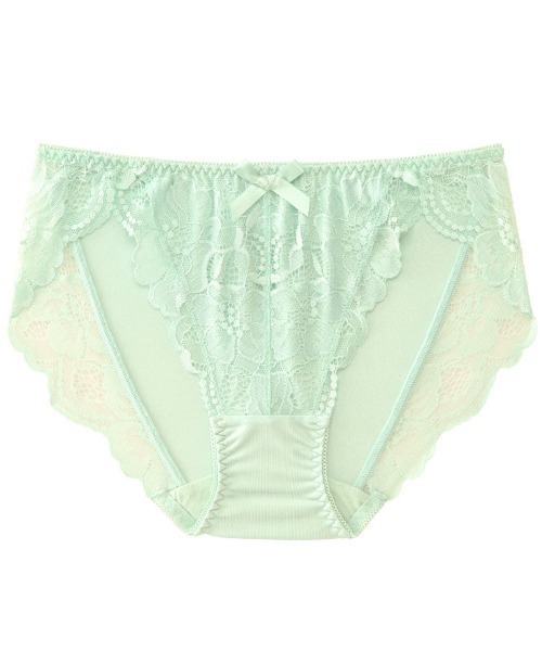 aimerfeel（エメフィール）の「カシュクールレース プレーンショーツ（ショーツ・レディース・ブラック/ダークネイビー/オフホワイト/パープル/チャコールグレー/ピンク/ナチュラル/サーモンピンク/ボルドー/サックスブルー/桜/グレイッシュブルー/アクア/バーガンディー/エメラルドブルー/コーラル/オレンジ/セージグリーン/バイオレット/ライトピンク/プラム/イエロー/ライトグリーン/ダークパープル/ブルー/ホワイト/ブラウン/マジェンタ/ベビーピンク/シルバーグレー/ライラック/クリアグリーン/スモークピンク/ターコイズブルー/レモンイエロー/ワイン/ダークグリーン系/ライトパープル/ピンクベージュ/サファリグリーン/ラベンダー/カーキ/ロイヤルブルー/シルバー/ブラックミックス/ピンク系その他/ブルー系その他/パープル系その他/シャーベット/サックスブルー系/パープル系その他2/杢グレー/ピンク系1・LARGE/MEDIUM/X-LARGE）」の11枚目の写真