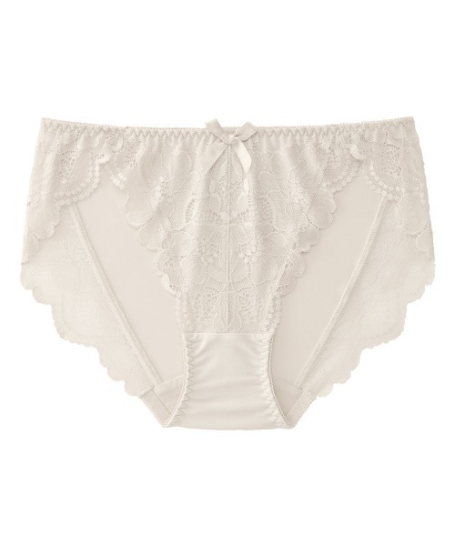 aimerfeel（エメフィール）の「カシュクールレース プレーンショーツ（ショーツ・レディース・ブラック/ダークネイビー/オフホワイト/パープル/チャコールグレー/ピンク/ナチュラル/サーモンピンク/ボルドー/サックスブルー/桜/グレイッシュブルー/アクア/バーガンディー/エメラルドブルー/コーラル/オレンジ/セージグリーン/バイオレット/ライトピンク/プラム/イエロー/ライトグリーン/ダークパープル/ブルー/ホワイト/ブラウン/マジェンタ/ベビーピンク/シルバーグレー/ライラック/クリアグリーン/スモークピンク/ターコイズブルー/レモンイエロー/ワイン/ダークグリーン系/ライトパープル/ピンクベージュ/サファリグリーン/ラベンダー/カーキ/ロイヤルブルー/シルバー/ブラックミックス/ピンク系その他/ブルー系その他/パープル系その他/シャーベット/サックスブルー系/パープル系その他2/杢グレー/ピンク系1・LARGE/MEDIUM/X-LARGE）」の6枚目の写真