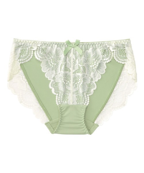 aimerfeel（エメフィール）の「カシュクールレース プレーンショーツ（ショーツ・レディース・ブラック/ダークネイビー/オフホワイト/パープル/チャコールグレー/ピンク/ナチュラル/サーモンピンク/ボルドー/サックスブルー/桜/グレイッシュブルー/アクア/バーガンディー/エメラルドブルー/コーラル/オレンジ/セージグリーン/バイオレット/ライトピンク/プラム/イエロー/ライトグリーン/ダークパープル/ブルー/ホワイト/ブラウン/マジェンタ/ベビーピンク/シルバーグレー/ライラック/クリアグリーン/スモークピンク/ターコイズブルー/レモンイエロー/ワイン/ダークグリーン系/ライトパープル/ピンクベージュ/サファリグリーン/ラベンダー/カーキ/ロイヤルブルー/シルバー/ブラックミックス/ピンク系その他/ブルー系その他/パープル系その他/シャーベット/サックスブルー系/パープル系その他2/杢グレー/ピンク系1・LARGE/MEDIUM/X-LARGE）」の14枚目の写真