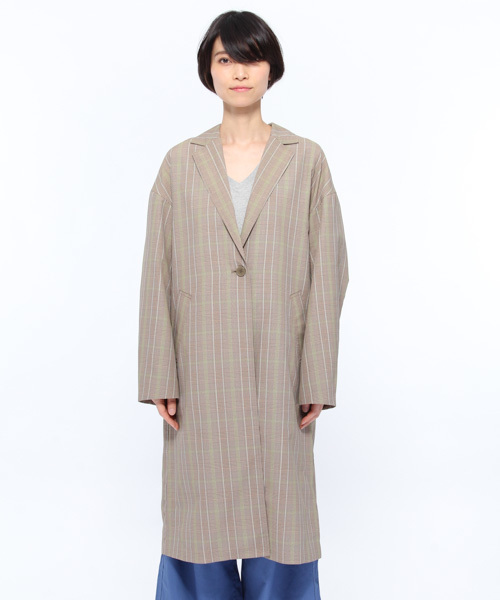 LAKOLE（ラコレ）の「グレンチェックラペルドコート / LAKOLE（ステンカラーコート・レディース・その他8・MEDIUM/SMALL）」の12枚目の写真