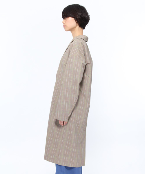 LAKOLE（ラコレ）の「グレンチェックラペルドコート / LAKOLE（ステンカラーコート・レディース・その他8・MEDIUM/SMALL）」の13枚目の写真