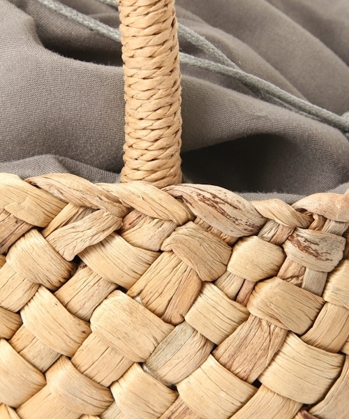 laboratory work(ラボラトリーワーク)の「フリンジミニトート(かごバッグ・レディース・ブラック/ブラウン・フリー)」の17枚目の写真