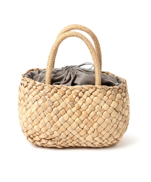 laboratory work(ラボラトリーワーク)の「フリンジミニトート(かごバッグ・レディース・ブラック/ブラウン・フリー)」の10枚目の写真