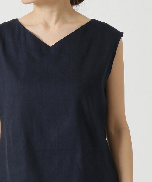 IENA（イエナ）の「アサ/VIS デザイントップス◆（シャツ/ブラウス・レディース・カーキ/ネイビー・FREE）」の9枚目の写真