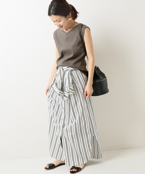 IENA（イエナ）の「アサ/VIS デザイントップス◆（シャツ/ブラウス・レディース・カーキ/ネイビー・FREE）」の16枚目の写真