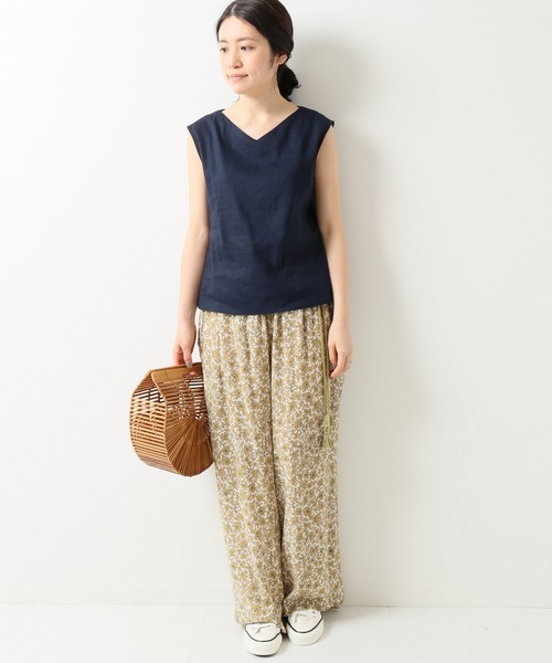 IENA（イエナ）の「アサ/VIS デザイントップス◆（シャツ/ブラウス・レディース・カーキ/ネイビー・FREE）」の22枚目の写真