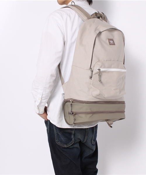 adidas Originals(アディダスオリジナルス)の「2013 アディダス 東京デザイン企画 バックパック TOKYO BPACK CVS(バックパック/リュック・メンズ・ストーン・ONE SIZE)」の10枚目の写真