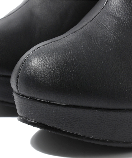 WEGO（ウィゴー）の「WEGO/チャンキーショートブーツ（ブーツ・レディース・ブラック/グレー・23.5/24.5）」の7枚目の写真