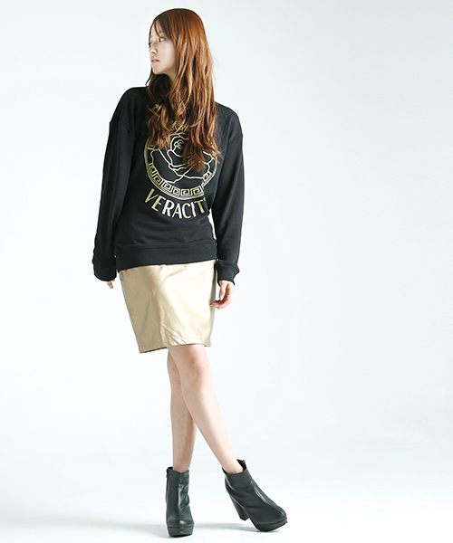 WEGO（ウィゴー）の「WEGO/チャンキーショートブーツ（ブーツ・レディース・ブラック/グレー・23.5/24.5）」の13枚目の写真