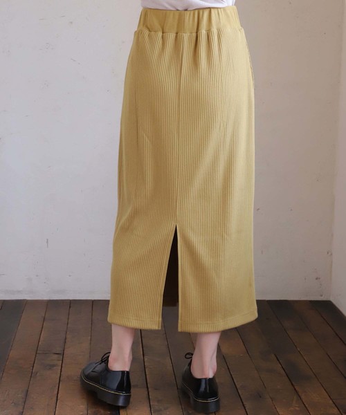 one after another NICE CLAUP(ワンアフターアナザーナイスクラップ)の「タイトミディスカート(スカート・レディース・アイボリー/グリーン系その他/マスタード/レオパード・FREE)」の15枚目の写真