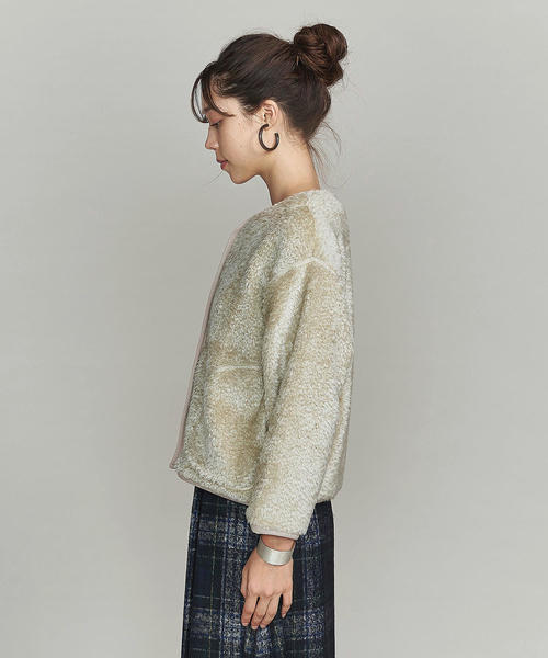 BEAUTY&YOUTH UNITED ARROWS（ビューティーアンドユースユナイテッドアローズ）の「BY ボアブルゾン（ブルゾン・レディース・ナチュラル/モカ・FREE）」の9枚目の写真