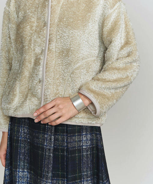 BEAUTY&YOUTH UNITED ARROWS（ビューティーアンドユースユナイテッドアローズ）の「BY ボアブルゾン（ブルゾン・レディース・ナチュラル/モカ・FREE）」の12枚目の写真