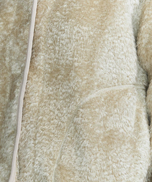 BEAUTY&YOUTH UNITED ARROWS（ビューティーアンドユースユナイテッドアローズ）の「BY ボアブルゾン（ブルゾン・レディース・ナチュラル/モカ・FREE）」の5枚目の写真