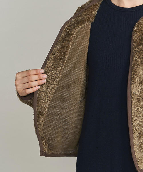 ユナイテッドアローズ　ボア　ブルゾン BEAUTY&YOUTH UNITED ARROWS（ビューティーアンドユース