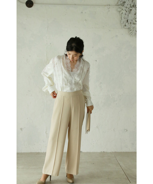 cawaii(カワイイ)の「美しいレースのエレガントブラウストップス(シャツ/ブラウス・レディース・ホワイト/ブラック・FREE)」の18枚目の写真