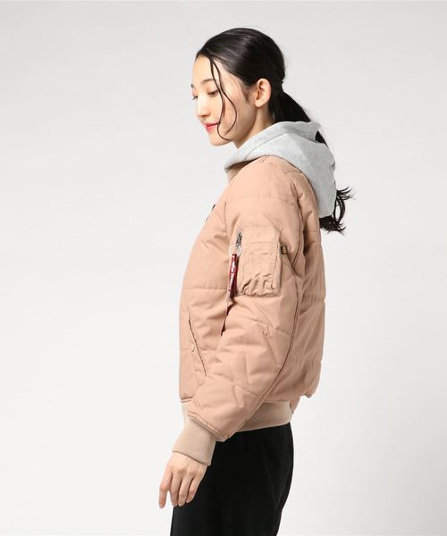 レディース MA-1 NATUS QUILTED フード付 レディース MA-1 NATUS QUILTED フード付