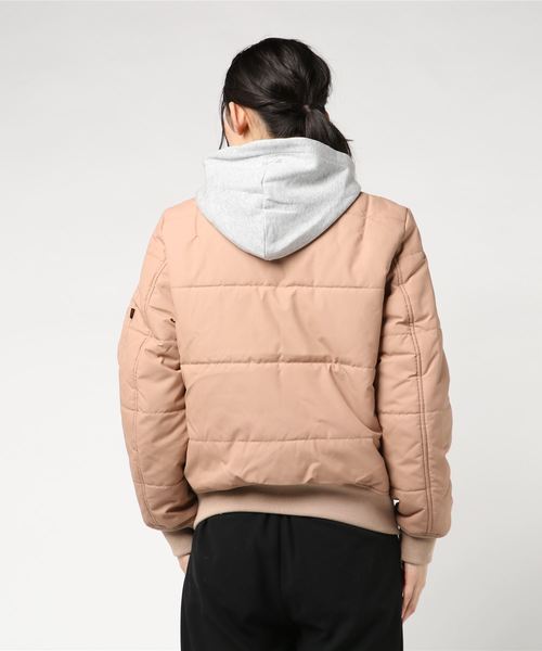 レディース MA-1 NATUS QUILTED フード付 レディース MA-1 NATUS QUILTED フード付