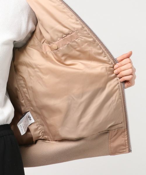 レディース MA-1 NATUS QUILTED フード付 レディース MA-1 NATUS QUILTED フード付
