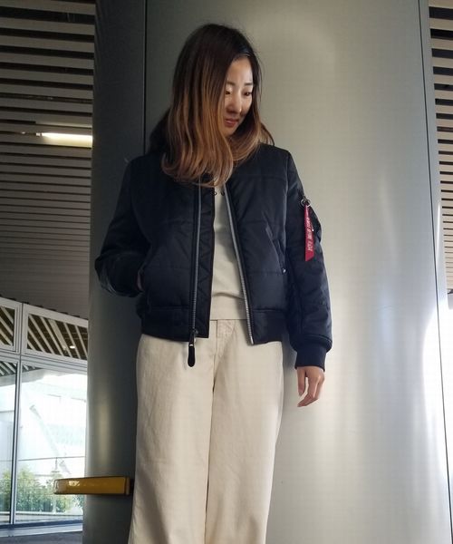 レディース MA-1 NATUS QUILTED フード付 レディース MA-1 NATUS QUILTED フード付