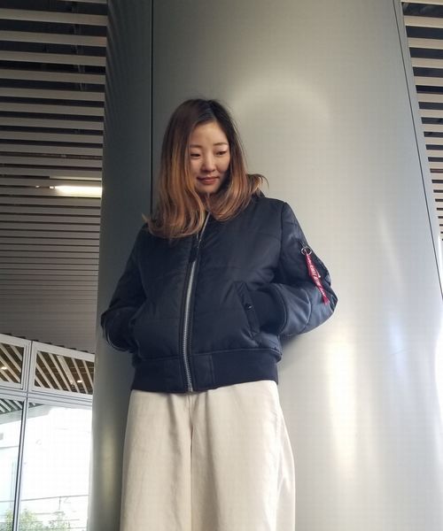 レディース MA-1 NATUS QUILTED フード付 レディース MA-1 NATUS QUILTED フード付