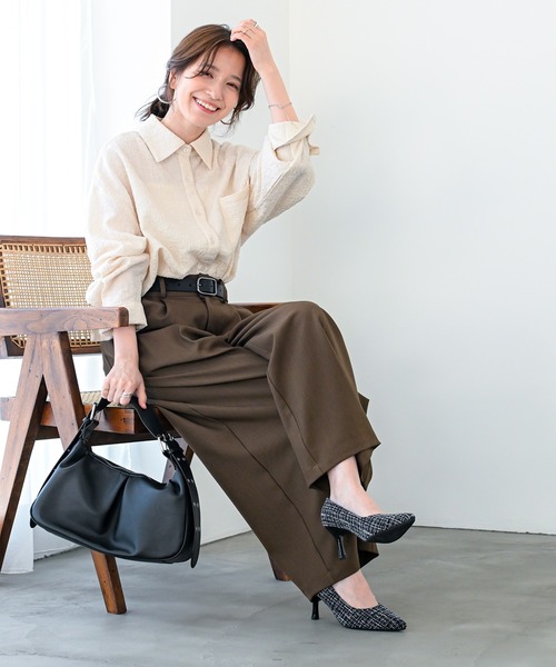 走れるポインテッドトゥパンプス/7センチヒール/カラーヒールタイプ