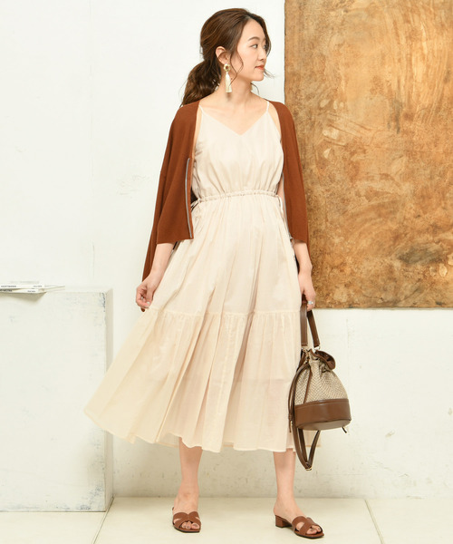 DouDou（ドゥドゥ）の「ガーターファスナーカーデ（カーディガン/ボレロ・レディース・ブラック/レッド/オフホワイト/カーキ・FREE）」の7枚目の写真