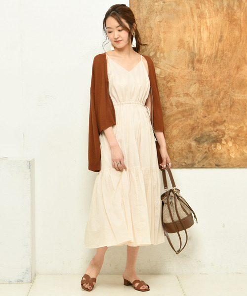 DouDou（ドゥドゥ）の「ガーターファスナーカーデ（カーディガン/ボレロ・レディース・ブラック/レッド/オフホワイト/カーキ・FREE）」の17枚目の写真