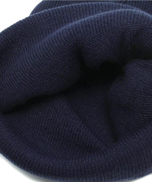 Khaju（カージュ）の「Khaju:デイジーニットキャップ（ニットキャップ/ビーニー・レディース・グレー/ネイビー/ライトブルー・ONE SIZE）」の6枚目の写真