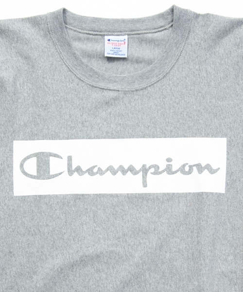 MONKEY TIME（モンキータイム）の「【別注】＜MT×Champion＞∴ Reverse Weave T-SHIRTS/Tシャツ◆（Tシャツ/カットソー・メンズ・ホワイト/ブラック/グレー・LARGE/SMALL/MEDIUM）」の6枚目の写真
