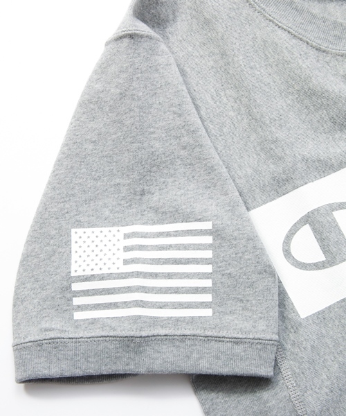 MONKEY TIME（モンキータイム）の「【別注】＜MT×Champion＞∴ Reverse Weave T-SHIRTS/Tシャツ◆（Tシャツ/カットソー・メンズ・ホワイト/ブラック/グレー・LARGE/SMALL/MEDIUM）」の7枚目の写真
