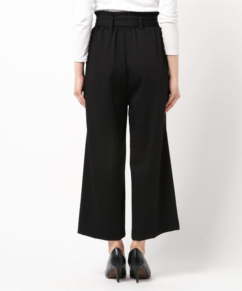 rps(アールピーエス)の「共リボンワイドクロップドパンツ(その他パンツ・レディース・ブラック/ベージュ/オフホワイト・M)」の14枚目の写真