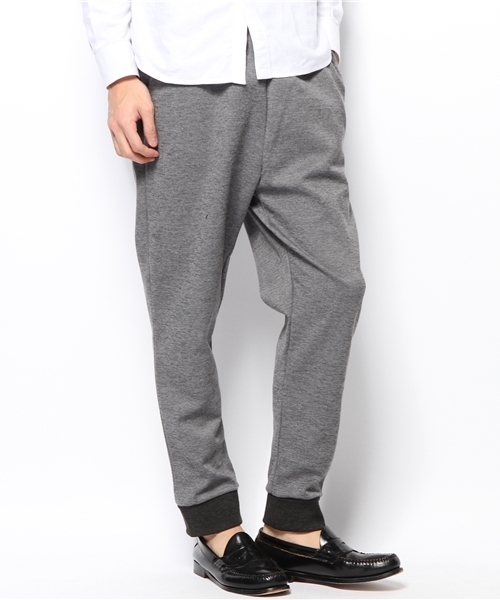 WHO'S WHO gallery（フーズフーギャラリー）の「リラックスジャージー03（スラックス・メンズ・チャコールグレー/ブラック/グレー・SMALL/MEDIUM）」の13枚目の写真