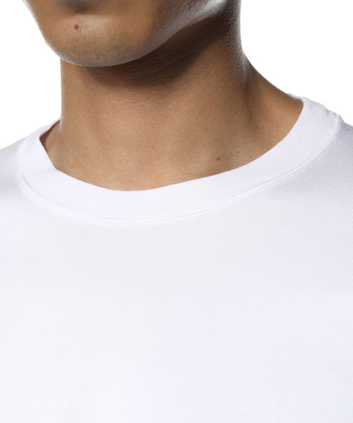 ATTACHMENT（アタッチメント）の「60/2 ギザシルキー天竺　クルーネックL/S（Tシャツ/カットソー・メンズ・オフホワイト/ブラック/ホワイト/ライトベージュ・3/1/2）」の9枚目の写真