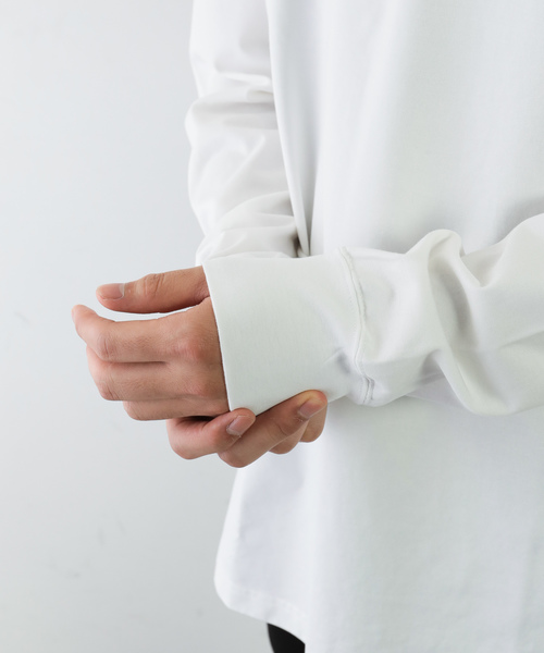 ATTACHMENT（アタッチメント）の「60/2 ギザシルキー天竺　クルーネックL/S（Tシャツ/カットソー・メンズ・オフホワイト/ブラック/ホワイト/ライトベージュ・3/1/2）」の17枚目の写真
