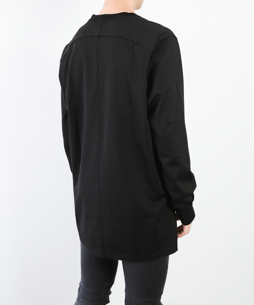 ATTACHMENT（アタッチメント）の「60/2 ギザシルキー天竺　クルーネックL/S（Tシャツ/カットソー・メンズ・オフホワイト/ブラック/ホワイト/ライトベージュ・3/1/2）」の13枚目の写真