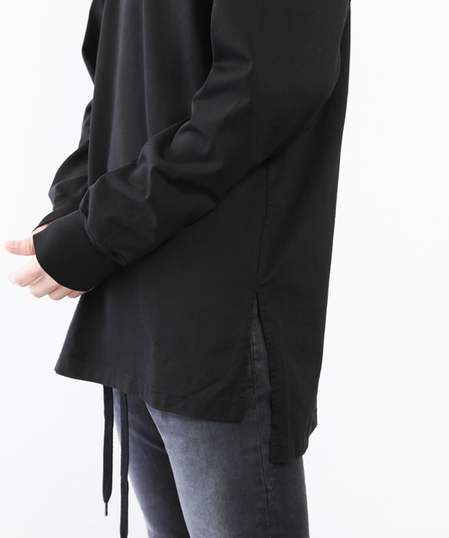 ATTACHMENT（アタッチメント）の「60/2 ギザシルキー天竺　クルーネックL/S（Tシャツ/カットソー・メンズ・オフホワイト/ブラック/ホワイト/ライトベージュ・3/1/2）」の11枚目の写真