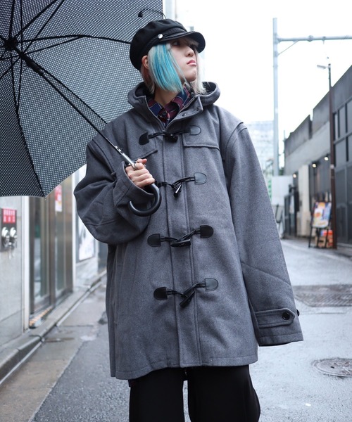 セール ビッグシルエット オーバーサイズダッフルコート ダッフルコート Rovtski ロフトスキー のファッション