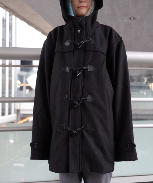rovtski(ロフトスキー)の「【ビッグシルエット】オーバーサイズダッフルコート(ダッフルコート・メンズ・ブラック/ベージュ/グレー・FREE)」の18枚目の写真