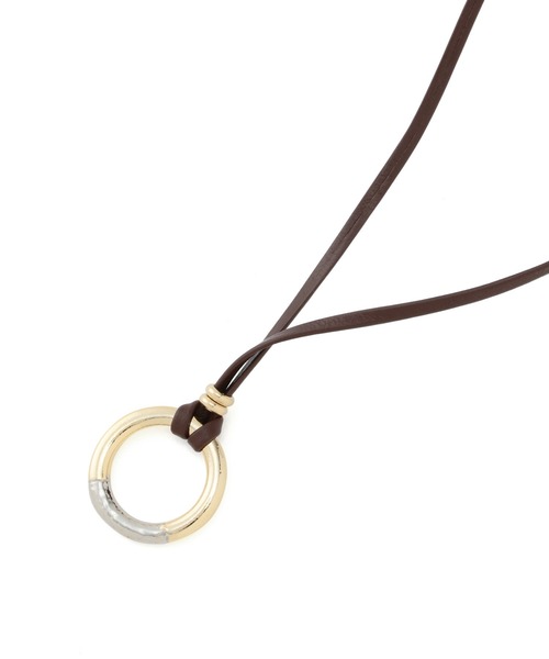 JUNRED（ジュンレッド）の「レザーコードネックレス（ネックレス