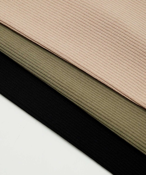 ROPE' PICNIC（ロペピクニック）の「【UVケア＆マシンウォッシャブル】センタースリットニットパンツ（その他パンツ・レディース・ブラック/カーキ/ベージュ系その他・40/38）」の14枚目の写真