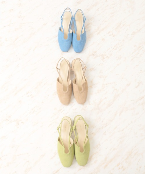 SLOBE IENA（スローブイエナ）の「SLOBE IENA バックストラップパンプス◆（パンプス・レディース・ベージュ/ブルー/グリーン・23cm/24cm/22.5cm/24.5cm/23.5cm）」の20枚目の写真