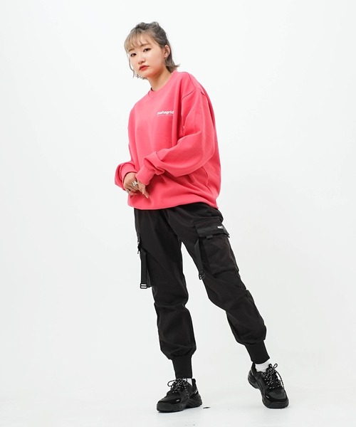 .KOM（ドットコム）の「スリムカーゴパンツ（カーゴパンツ・メンズ・ブラック・L）」の3枚目の写真