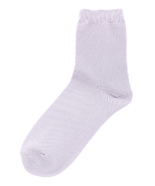 WEGO（ウィゴー）の「WEGO/無地ソックス（ソックス/靴下・レディース・ホワイト/ブラック/グレー/ダークグリーン/サックスブルー/ネイビー/ライトパープル/イエロー/ピンク/ワイン・FREE）」の8枚目の写真