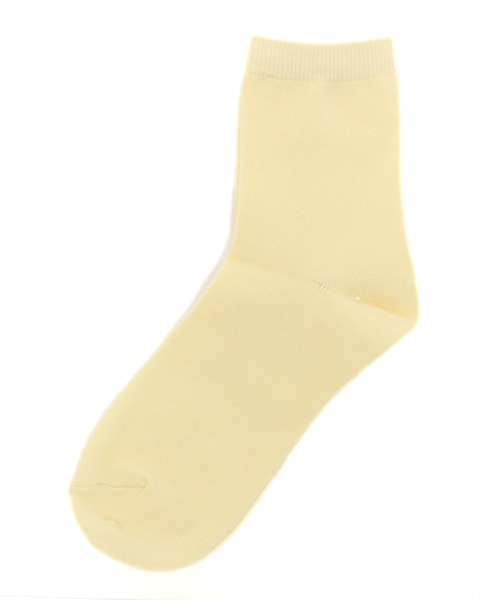 WEGO（ウィゴー）の「WEGO/無地ソックス（ソックス/靴下・レディース・ホワイト/ブラック/グレー/ダークグリーン/サックスブルー/ネイビー/ライトパープル/イエロー/ピンク/ワイン・FREE）」の9枚目の写真