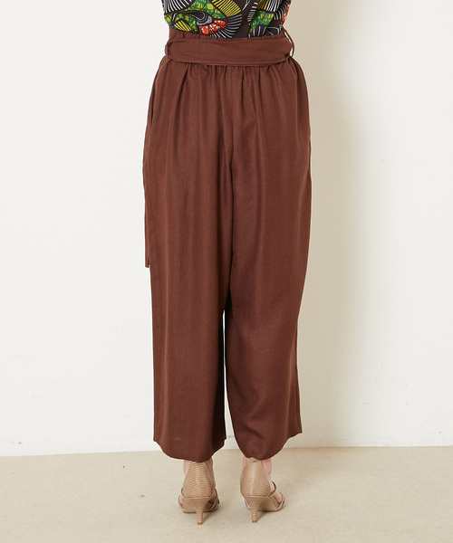 Liesse（リエス）の「リボン付きフレアパンツ（その他パンツ・レディース・ホワイト/ベージュ/ブラウン/レッド・S/M）」の14枚目の写真