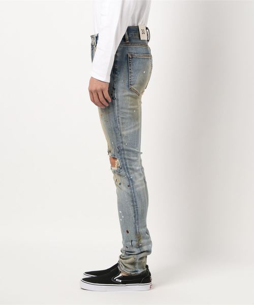 mnml(ミニマル)の「【mnml】X188 Stretch Denim(デニムパンツ・メンズ・ブルー・34/32/30/28/29)」の2枚目の写真
