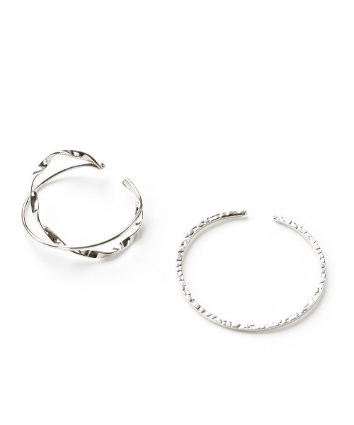 colleca la（コレカラ）の「スリムラインのセットイヤーカフ（イヤーカフ・レディース・シルバー/ゴールド・ﾌﾘ-）」の7枚目の写真